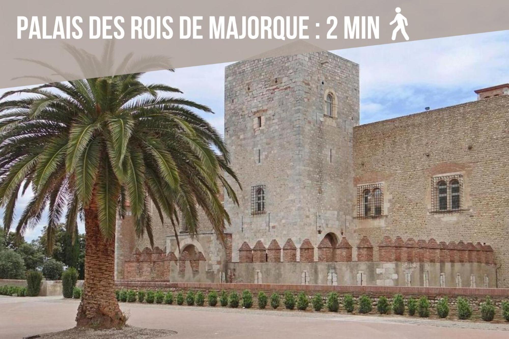 Sejour Perpignan A 20 Minutes De L'Espagne Avec Petit-Dejeuner A La Demande A Les Lumineuses Du Palais Des Rois De Majorque Eksteriør billede